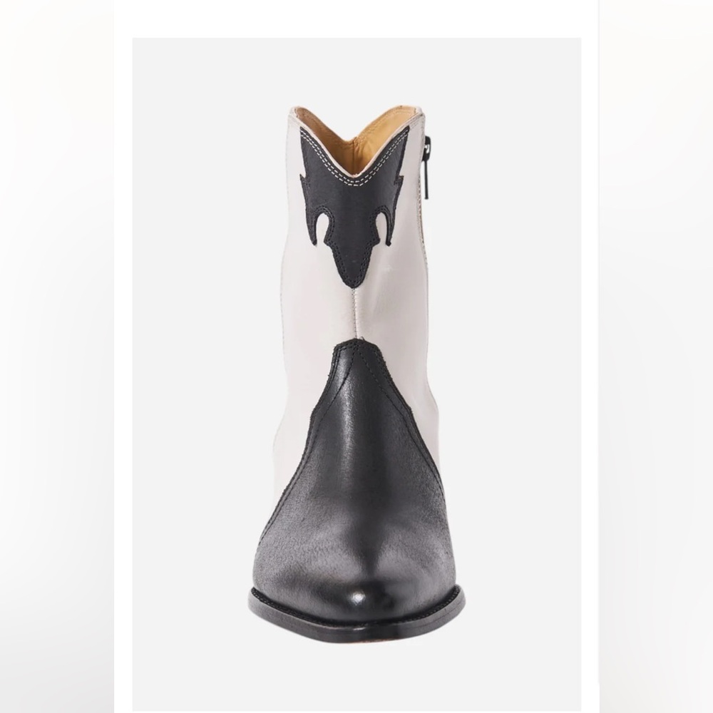 Free People New Frontier Western Boot in Arctic Fox Combo - Picture 2 of 16